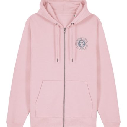 BIT OF SALT Cultivator Zip Hoody Cotton Pink