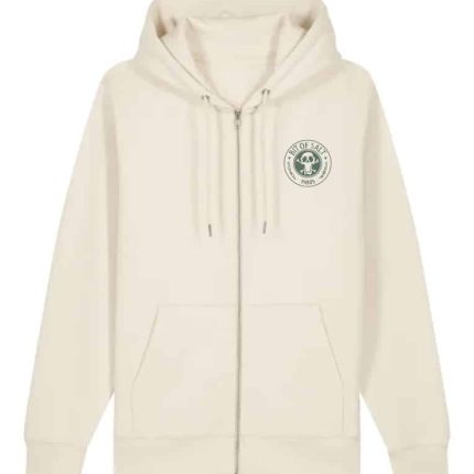 BIT OF SALT Cultivator Zip Hoody Natural Raw