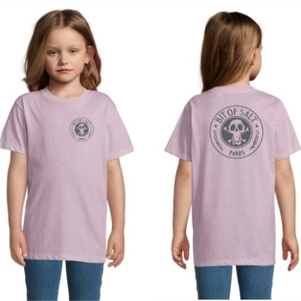 BIT OF SALT REGENT FIT KIDS heather pink