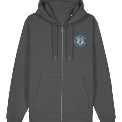 BIT OF SALT Cultivator Zip Hoody Anthracite