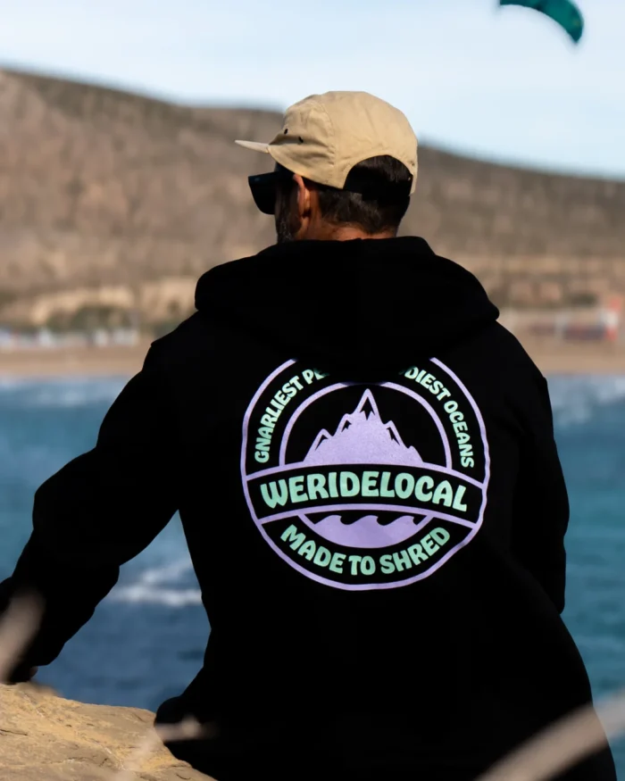 WE RIDE LOCAL Backyard Black Zipped Hoodie - Image 5