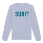 BIT OF SALT Roller Crewneck Sweatshirt serene blue