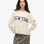 SUPERDRY Ath Essential Graphic LS Top