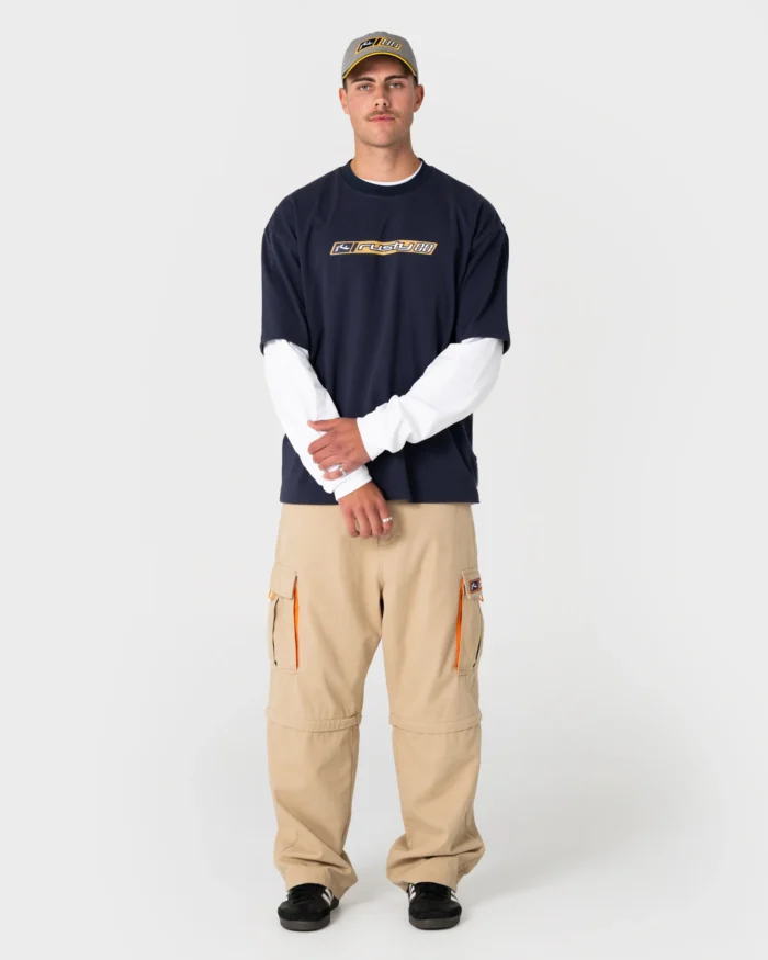 RUSTY Megatron 00 Baggy Zip Off cargo Pant - Image 2