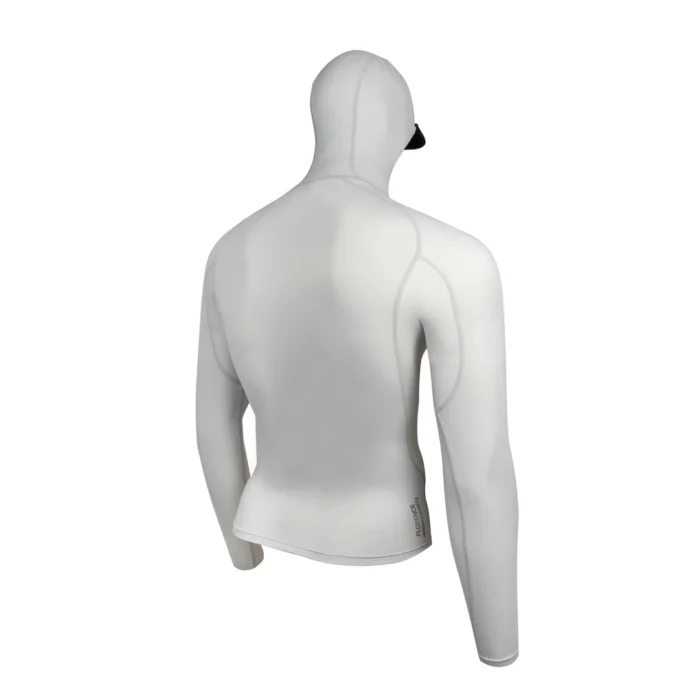 FLORENCE Long Sleeve Hooded Rashguard - Silver - Image 2
