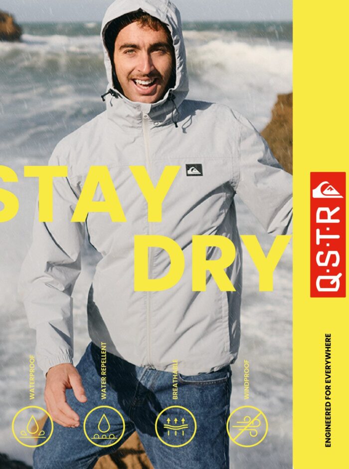 QUICKSILVER Overcast 3K Tape - Hooded Waterproof Jacket for Men - Image 5