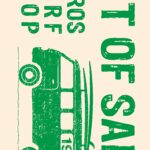 BIT OF SALT pareo towel bus green