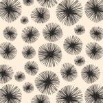 BIT OF SALT pareo towel black sea urchins