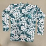 BIT OF SALT LYCRA green hibiscus
