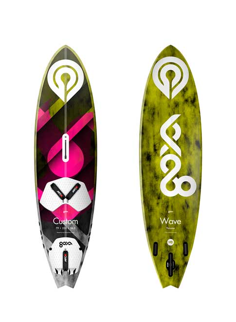 2018_Boards_custom-thruster_rendering GOYA Custom Surfwave Thruster 81LT (AS NEW) - Image 1