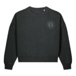 BIT OF SALT Stella Alma Vintage Sweatshirt (dyed black rock)