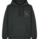 BIT OF SALT Slammer Vintage Hoody (dyed black rock)
