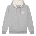 BIT OF SALT Hygger Sherpa Zip Hoody (heather grey)