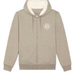 BIT OF SALT Hygger Sherpa Zip Hoody (heather sand)